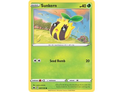 007/159 Sunkern (Crown Zenith) (varianta Non-holo)