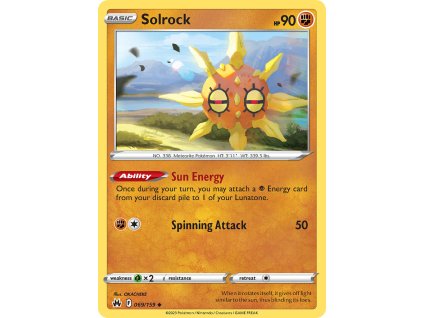 069/159 Solrock (Crown Zenith) (varianta Non-holo)