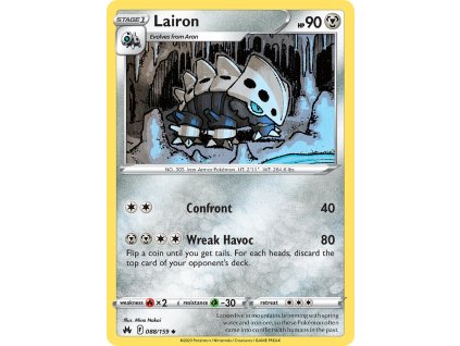 088/159 Lairon (Crown Zenith) (varianta reverse holo)
