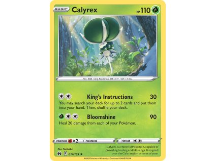 017/159 Calyrex (Crown Zenith) (varianta reverse holo)