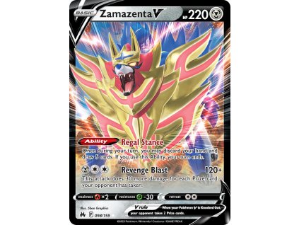 098/159 Zamazenta V (Crown Zenith) (varianta holo)