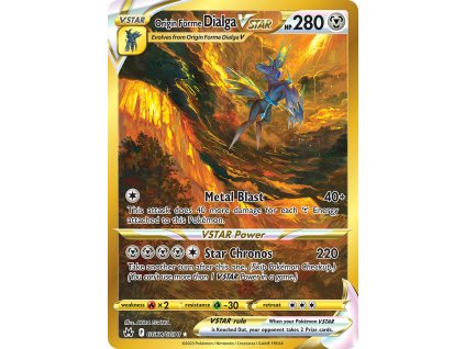GG068/GG070 Origin Forme Dialga VSTAR (Crown Zenith) (varianta holo)