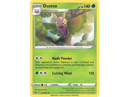010/196 Dustox (Lost Origin) (varianta reverse holo)