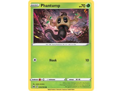 016/196 Phantump (Lost Origin) (varianta reverse holo)