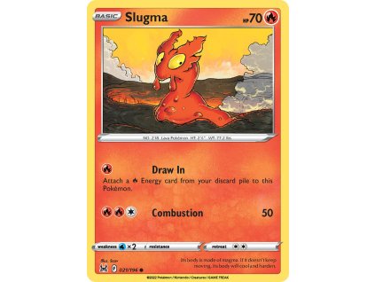 021/196 Slugma (Lost Origin) (varianta reverse holo)