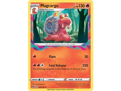 022/196 Magcargo (Lost Origin) (varianta reverse holo)