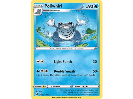 031/196 Poliwhirl (Lost Origin) (varianta reverse holo)