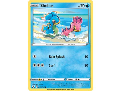 039/196 Shellos (Lost Origin) (varianta reverse holo)