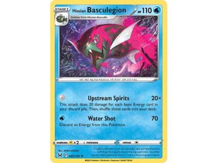 045/196 Hisuian Basculegion (Lost Origin) (varianta reverse holo)