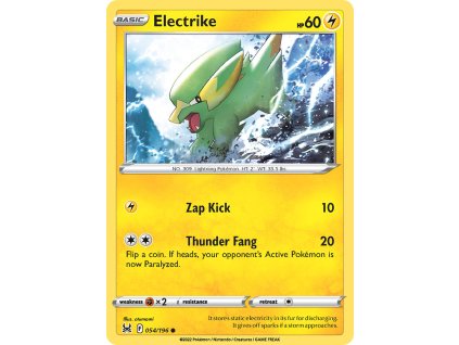 054/196 Electrike (Lost Origin) (varianta reverse holo)