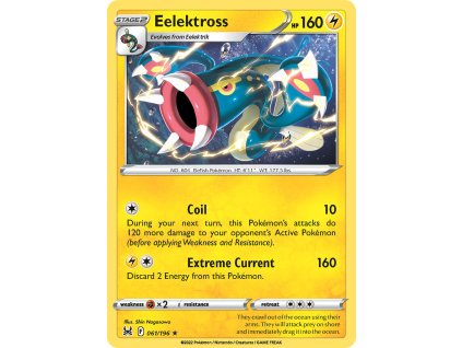 061/196 Eelektross (Lost Origin) (varianta reverse holo)