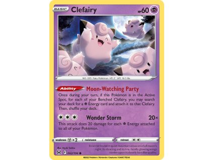 062/196 Clefairy (Lost Origin) (varianta reverse holo)