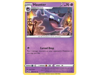 065/196 Haunter (Lost Origin) (varianta reverse holo)