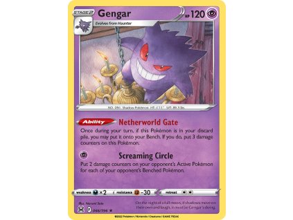 066/196 Gengar (Lost Origin) (varianta reverse holo)