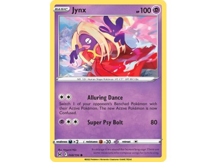 068/196 Jynx (Lost Origin) (varianta reverse holo)