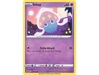 077/196 Inkay (Lost Origin) (varianta reverse holo)