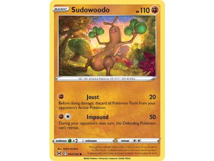 094/196 Sudowoodo (Lost Origin) (varianta reverse holo)