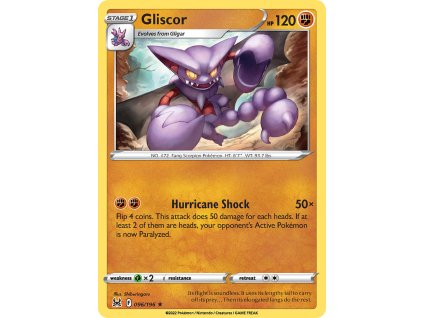 096/196 Gliscor (Lost Origin) (varianta reverse holo)