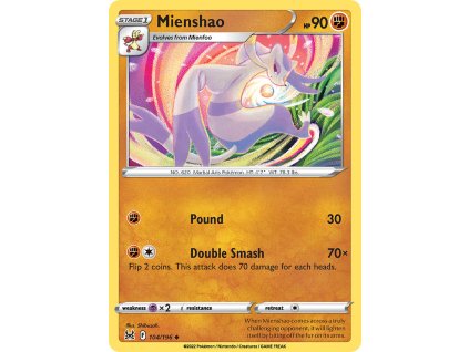 104/196 Mienshao (Lost Origin) (varianta reverse holo)