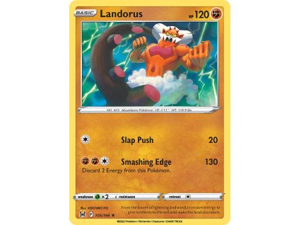 105/196 Landorus (Lost Origin) (varianta reverse holo)
