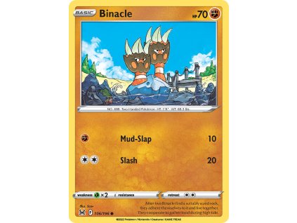 106/196 Binacle (Lost Origin) (varianta reverse holo)