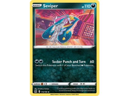 116/196 Seviper (Lost Origin) (varianta reverse holo)