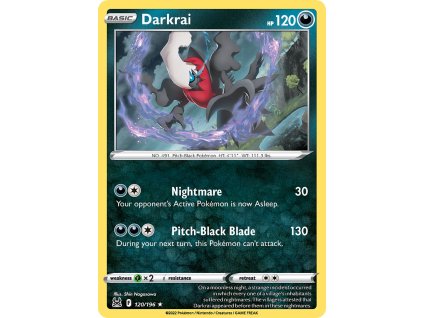 120/196 Darkrai (Lost Origin) (varianta reverse holo)