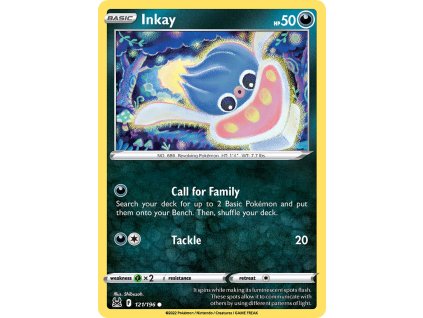 121/196 Inkay (Lost Origin) (varianta reverse holo)