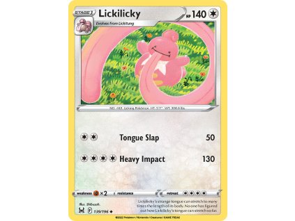 139/196 Lickilicky (Lost Origin) (varianta reverse holo)