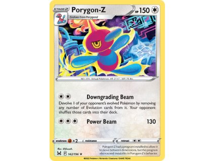 142/196 Porygon-Z (Lost Origin) (varianta reverse holo)