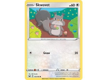 150/196 Skwovet (Lost Origin) (varianta reverse holo)