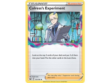 155/196 Colress's Experiment (Lost Origin) (varianta reverse holo)