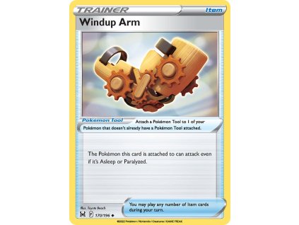 170/196 Windup Arm (Lost Origin) (varianta reverse holo)