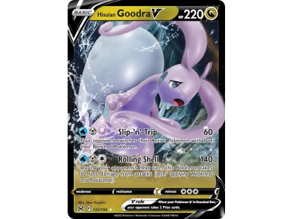 135/196 Hisuian Goodra V (Lost Origin) (varianta holo)