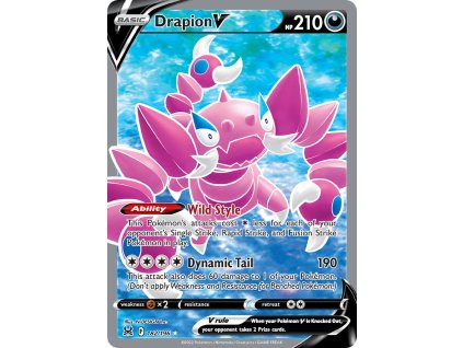 182/196 Drapion V (Lost Origin) (varianta holo)