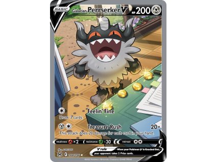 184/196 Galarian Perrserker V (Lost Origin) (varianta holo)