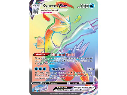 197/196 Kyurem VMAX (Lost Origin) (varianta holo)