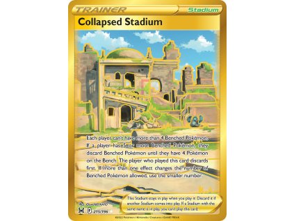 215/196 Collapsed Stadium (Lost Origin) (varianta holo)