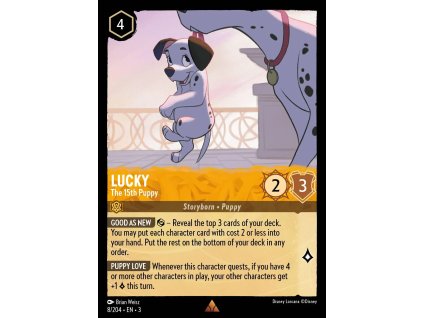 8/204 Lucky - The 15th Puppy (Into the Inklands) (varianta Foil)