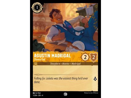 001/225 Agustin Madrigal - Clumsy Dad (Ursula's Return) (varianta Foil)