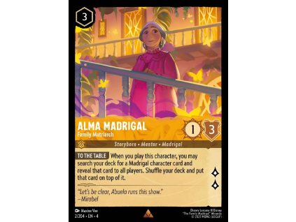 002/225 Alma Madrigal - Family Matriarch (Ursula's Return) (varianta Foil)