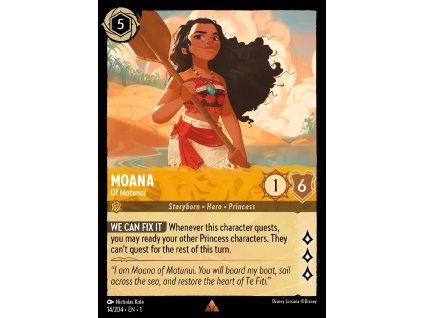 014/216 Moana - Of Motunui (The First Chapter) (varianta Foil)