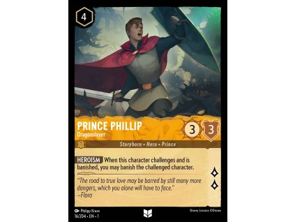 016/216 Prince Phillip - Dragonslayer (The First Chapter) (varianta Foil)