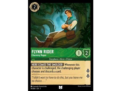 074/216 Flynn Rider - Charming Rogue (The First Chapter) (varianta Foil)