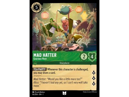 086/216 Mad Hatter - Gracious Host (The First Chapter) (varianta Foil)