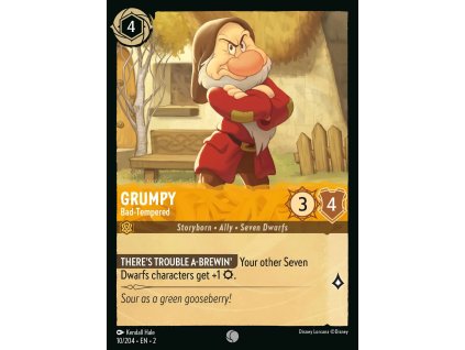 010/216 Grumpy - Bad-Tempered (Rise of the Floodborn) (varianta Foil)