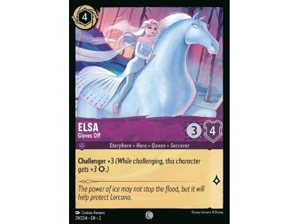 039/216 Elsa - Gloves Off (Rise of the Floodborn) (varianta Foil)