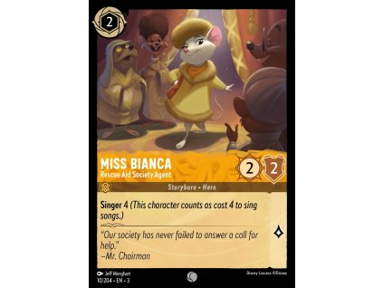10/204 Miss Bianca - Rescue Aid Society Agent (Into (varianta Foil)