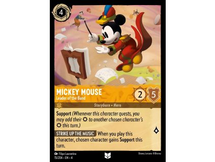 015/225 Mickey Mouse - Leader of the Band (Ursula's Return) (varianta Foil)