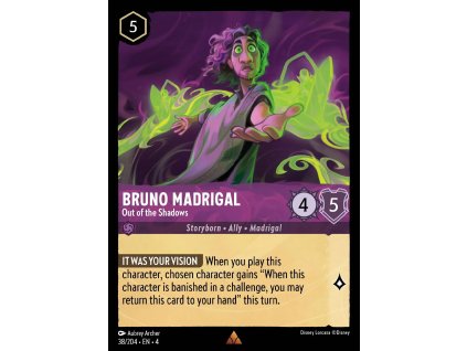 038/225 Bruno Madrigal - Out of the Shadows (Ursula's Return) (varianta Foil)